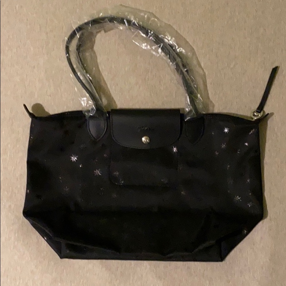 Longchamp le Pliage medium Star print